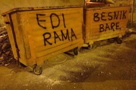 Activists Arrested for Political Dumpster Graffiti