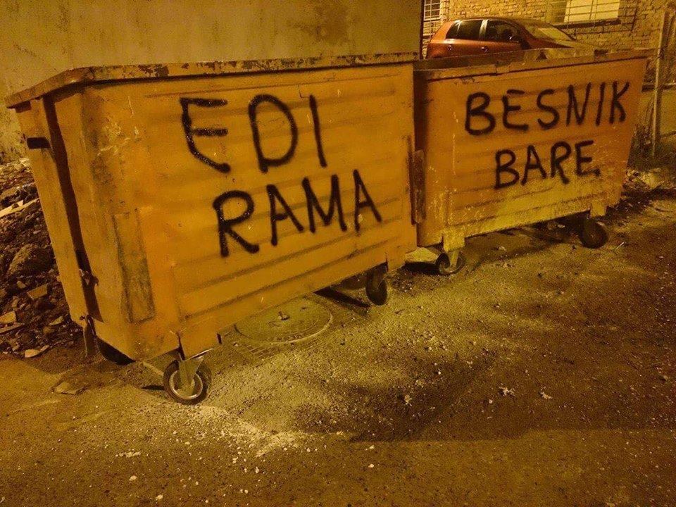 Activists Arrested for Political Dumpster Graffiti