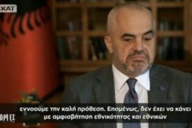 PM Rama: There Is No Map of Greater Albania – Main Interview Points