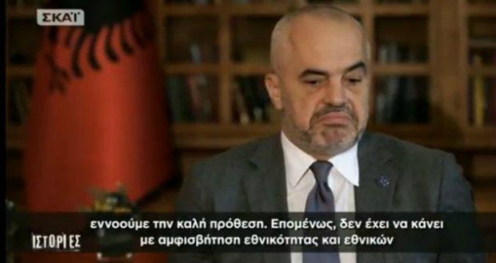 PM Rama: There Is No Map of Greater Albania – Main Interview Points