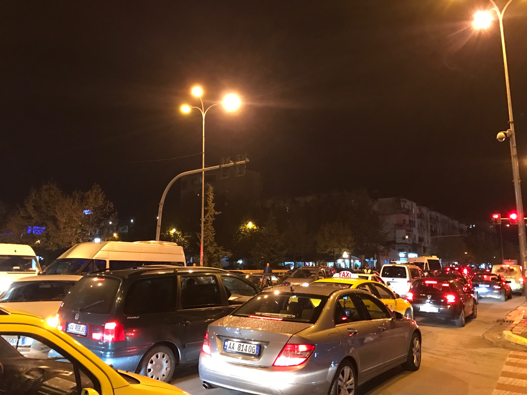 Traffic Police Crack Down on Drivers in Tirana