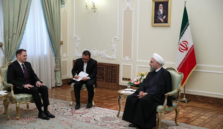Gazheli Offers Credentials to Iranian President amid Diplomatic Tension
