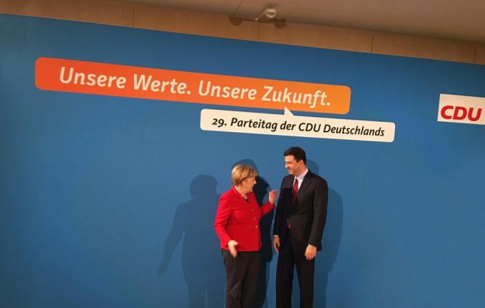 Basha Meets Chancellor Merkel
