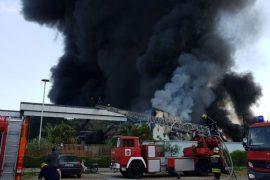 “Model” Recycling Plant Burns Down