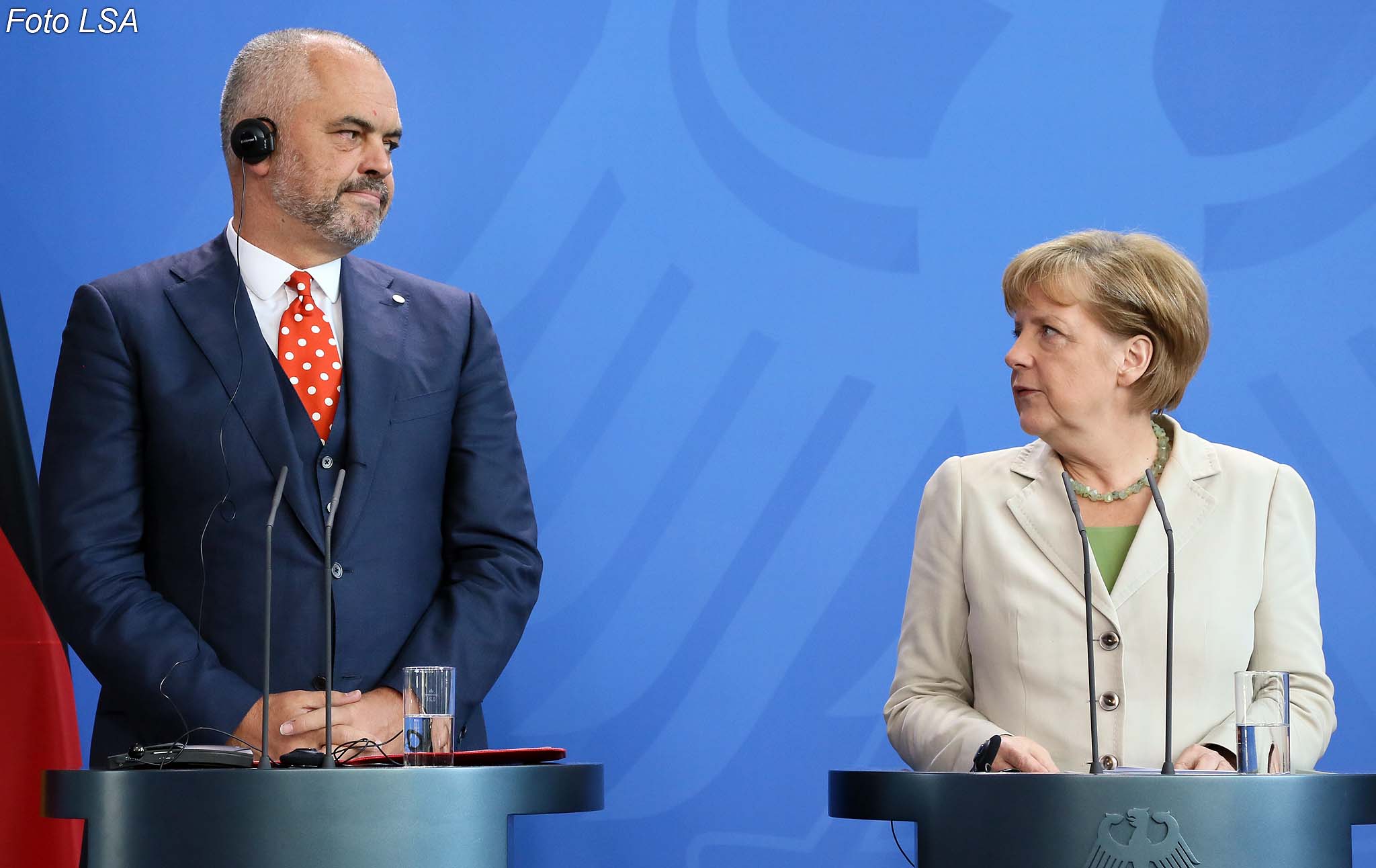 Merkel Makes No Promises for Opening Negotiations - Exit - Explaining  Albania