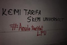 Students Vent Anger Over Tuition Fees Through Graffiti