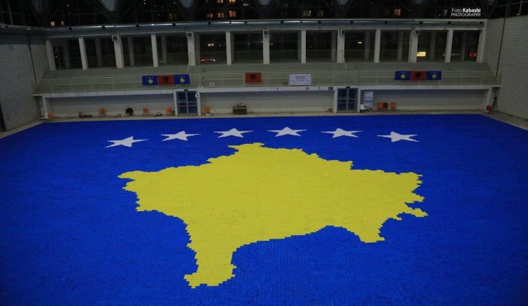 Kosovo Woman Breaks Guinness World Record with Origami Flag