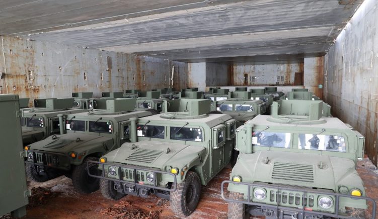 Albanian Military Receives 29 Humvees Donated by the US