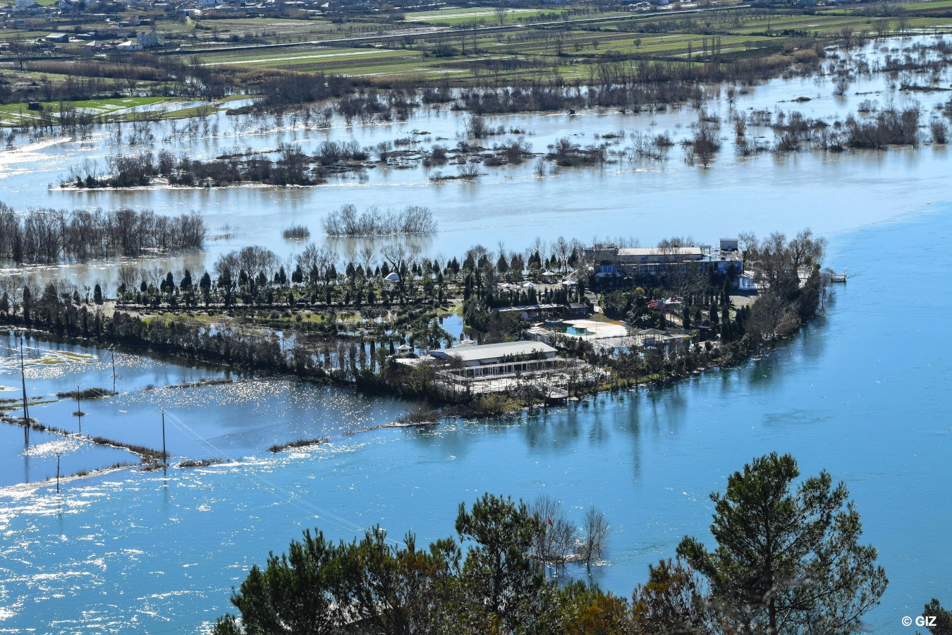 Rains Worsen Flooding in Shkoder 