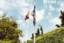 British Embassy in Tirana Raises LGBT Flag for LGBT History Month