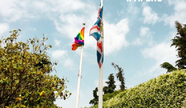 British Embassy in Tirana Raises LGBT Flag for LGBT History Month