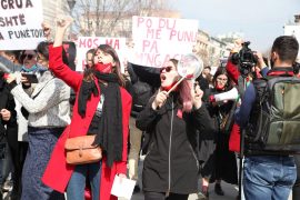 Kosovo’s Capital Marches against Patriarchy ‘That Kills’