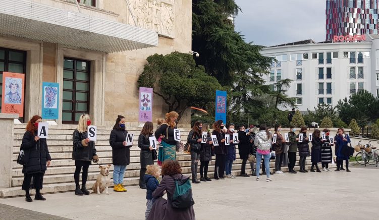Women in Tirana Protest Against State Failure to Prevent Domestic and Gender-Based Violence