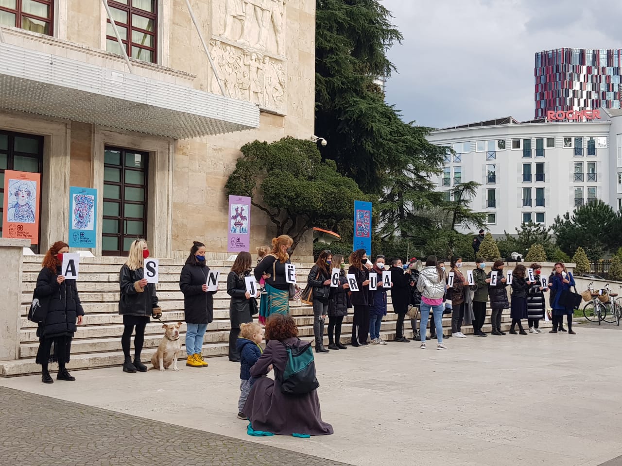 Women in Tirana Protest Against State Failure to Prevent Domestic and Gender-Based Violence