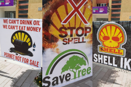 Residents of Kelcyre and Permet Protest Against Shell Oil Exploration on Banks of Vjosa River