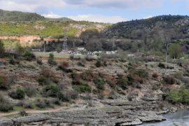 Mining and Drilling Company Spotted Surveying Banks of Vjosa River in Permet