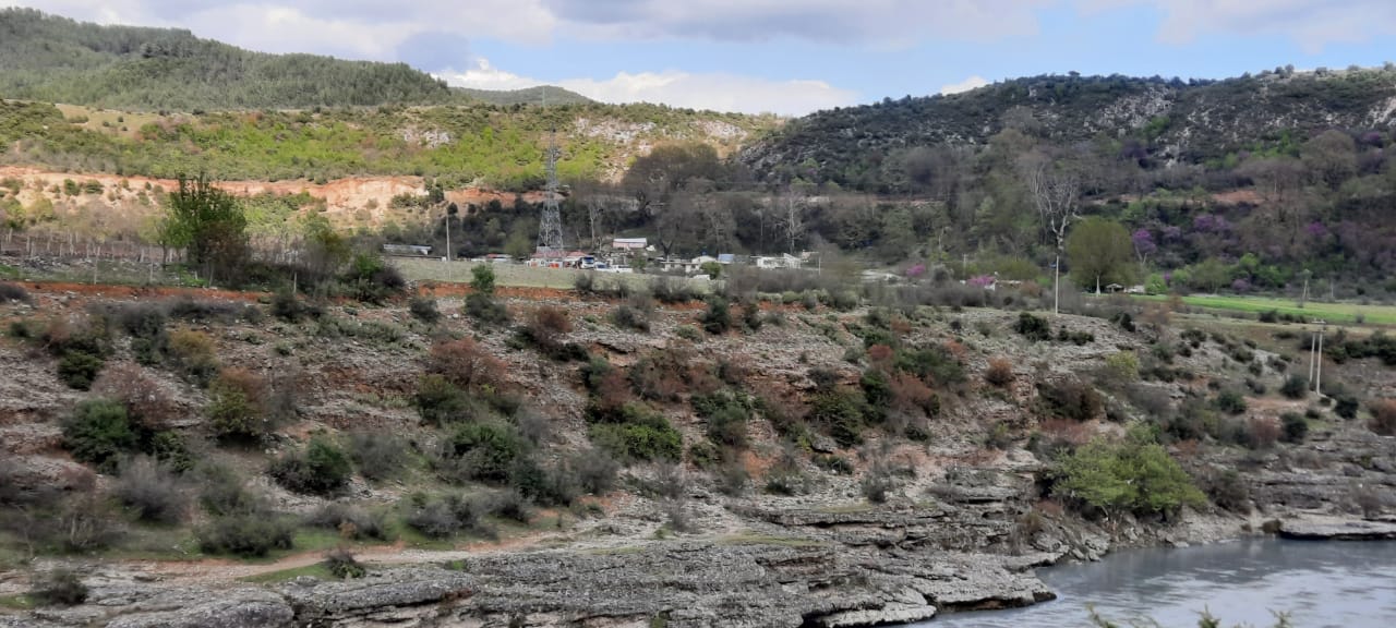 Mining and Drilling Company Spotted Surveying Banks of Vjosa River in Permet