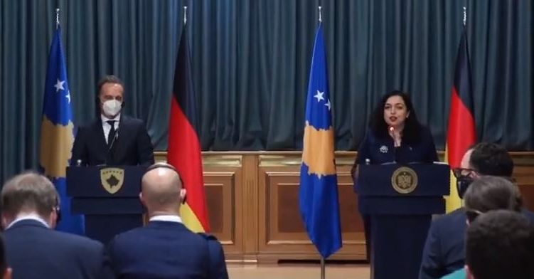 heiko maas vjosa osmani Germany Rejects ‘Extremely Dangerous Ideas’ of Border Changes in the Balkans