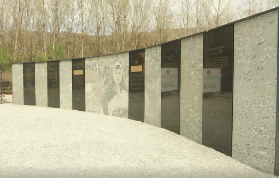 kosovo memorial wall
