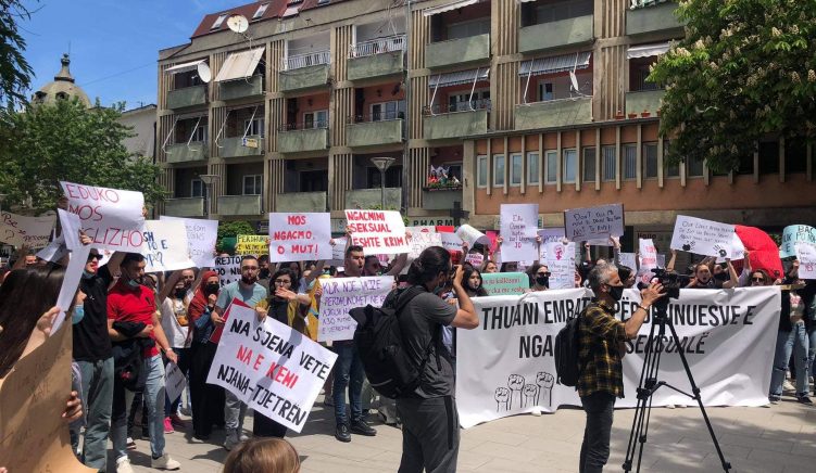 Kosovo Activists Organize Third Protest against Sexual Violence This Week