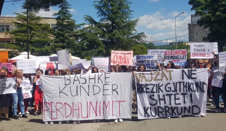 “Educate and Masturbate, Don’t Rape”: Protest Against Pedophile Rapists in Rreshen