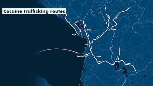 cocaine trafficking routes