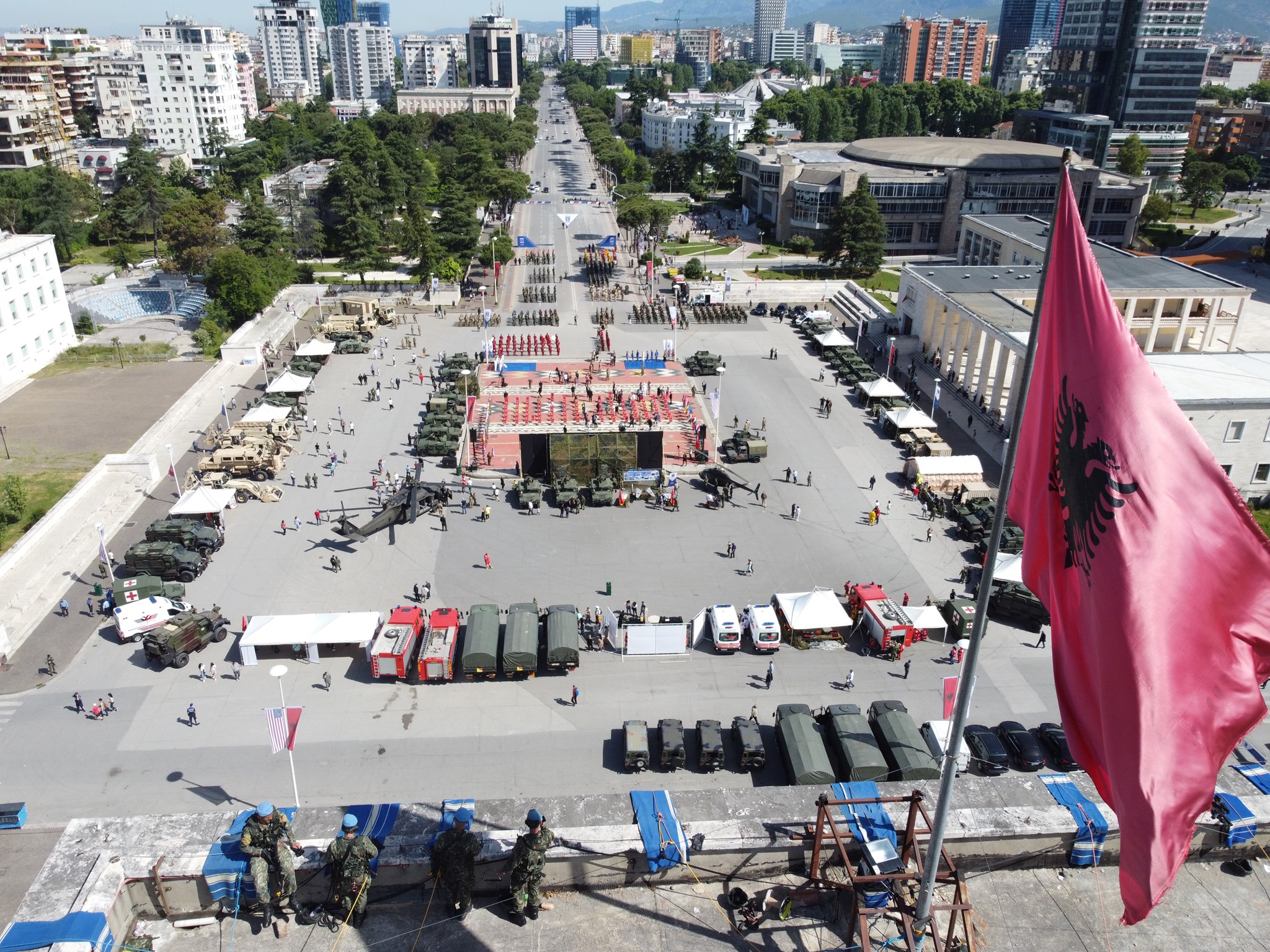 Albanian, US Armies Display Capabilities during Tirana Open Day