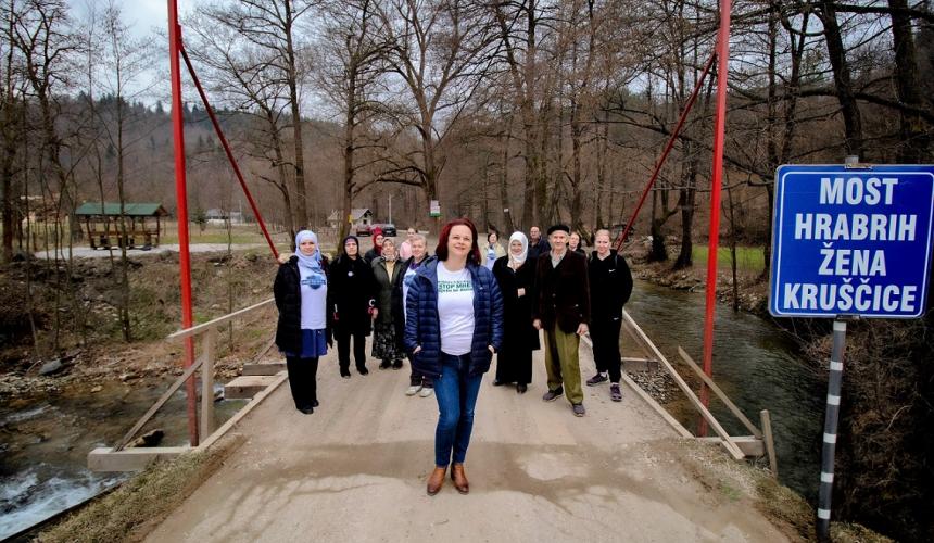 Bosnian Women Win Award after Occupying Bridge for 503 Days to Prevent Hydropower Plant Construction