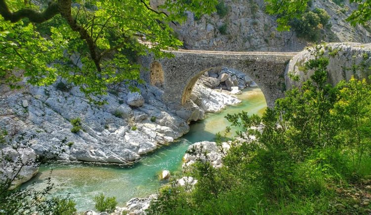 bridge Foreign Scientists Research Vjosa River to Determine Impact of Hydropower on Ecology