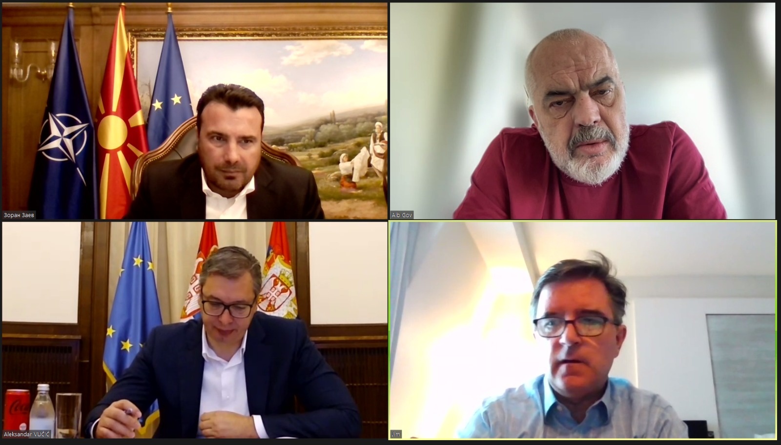 Rama, Vučić, Zaev Discuss Future of Mini Schengen for the Western Balkans