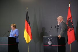 Merkel Defends Her Achievements in the Western Balkans during Albania Visit