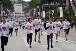 Thousands Racing in the Tirana Marathon