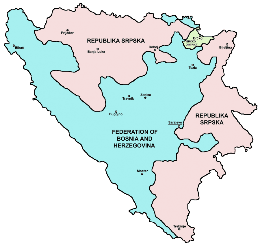 bosnia map