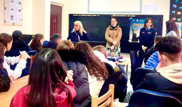 Tirana School Students with Domestic Violence Awareness