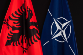 Albanians Protest Against Proposed NATO Airfield in South
