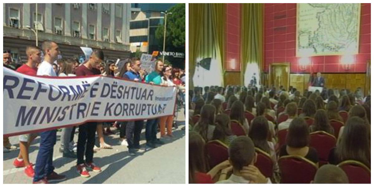 Maturantët në protestë, Rama takim me më të mirët