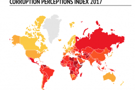 Transparency International 2017: Shqipëria, Bosnja dhe Maqedonia, tre vendet më të korruptuara në Evropë