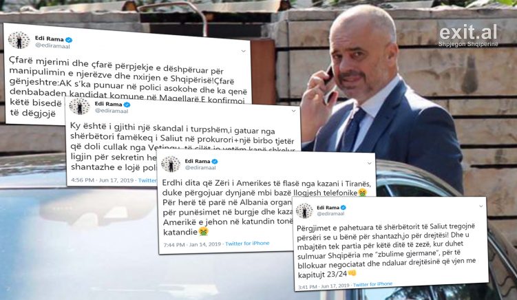 Në 6 muaj 22 përgjime, Rama dënoi vetëm gazetarët