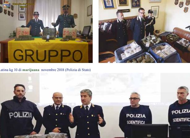 Antidroga italiane: Shqipëria, furnizuesja kryesore e Italisë me marijuanë – Pikat kryesore të raportit