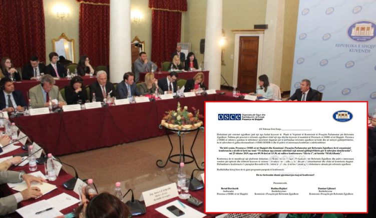 OSBE konferencë për reformën zgjedhore, Basha: Kriza nuk zgjidhet me një tryezë