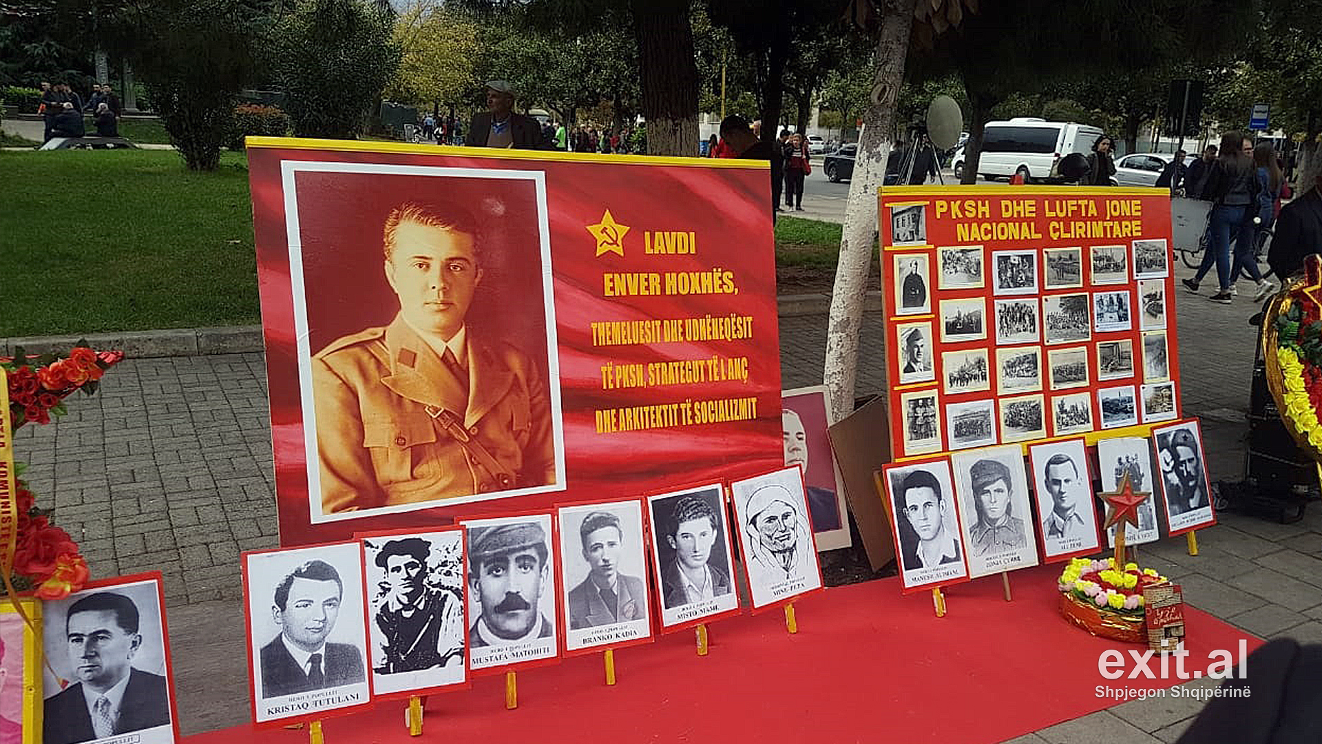 75-vjetori i çlirimit, nderohet mes Tiranës diktatori Hoxha