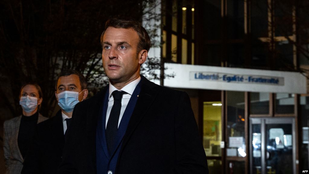 Macron e quan sulm terrorist vrasjen e mësuesit të premten