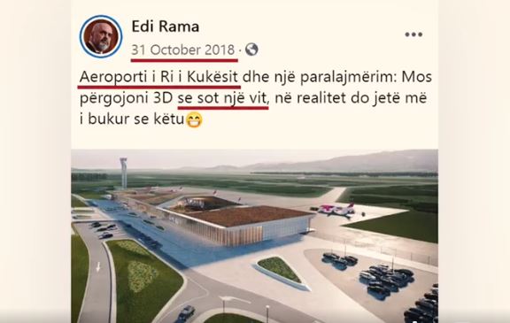 PS e PD propagandë me aeroportin e Kukësit