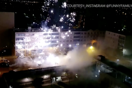 Sulm me fishekzjarre në një rajon policie në Francë