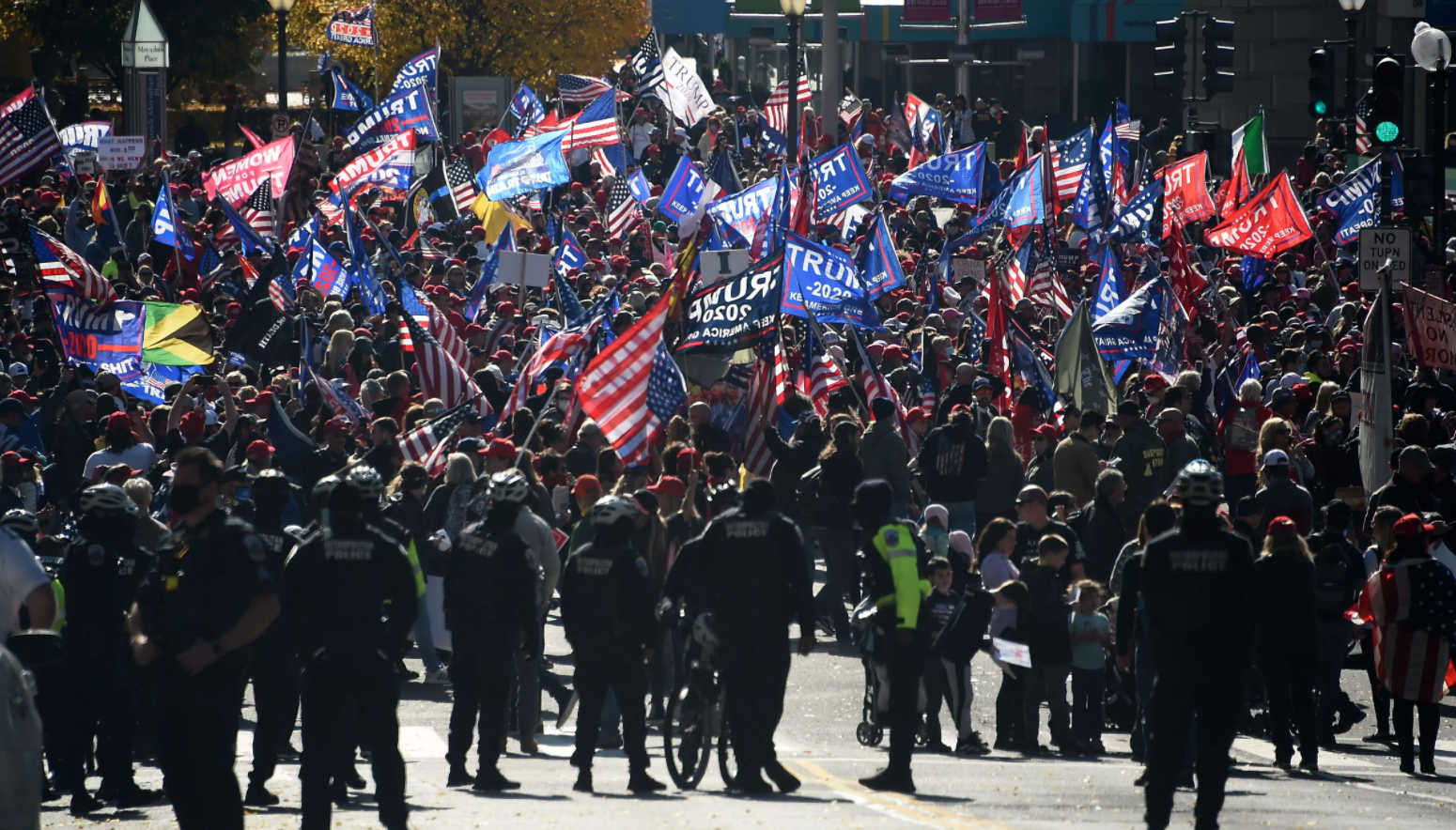 Protesta pro-Trumpit në Uashington D.C — Foto
