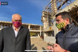 Rama viziton kantierët e rindërtimit në Petrelë e Stërmas