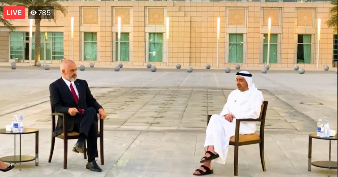 Rama me ministrin e Jashtëm të Emirateve: Firmosëm dy marrëveshje të rëndësishme