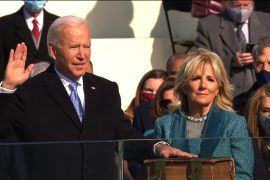 Joe Biden betohet si presidenti i 46-të i SHBA