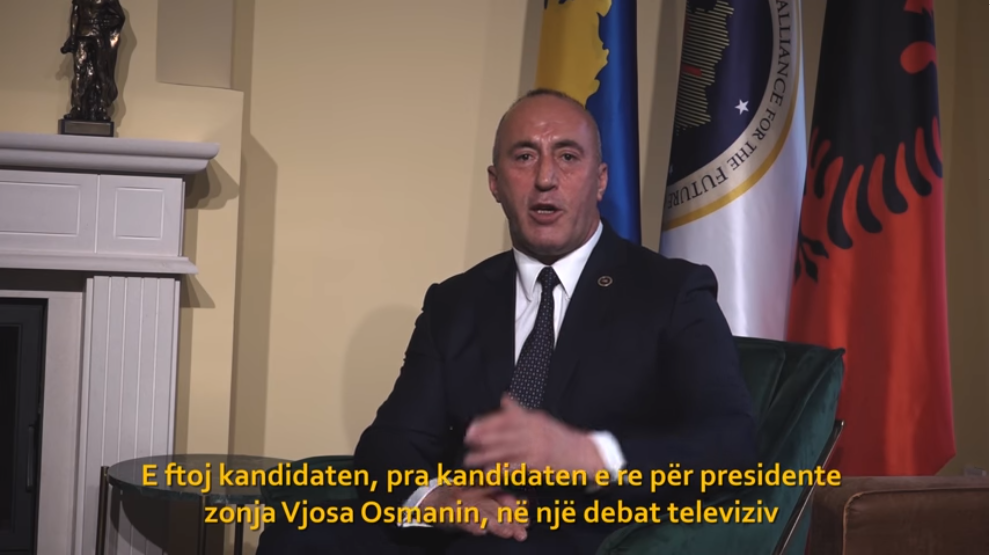 Haradinaj fton Vjosa Osmanin në debat publik