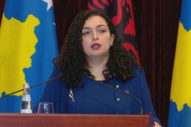 Presidentja e Kosovës, apel komunitetit ndërkombëtar të ndalë skenarin destabilizues ruso-serb